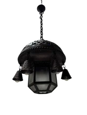 Vienna Secession Art Nouveau Chandelier Austria, 1900s